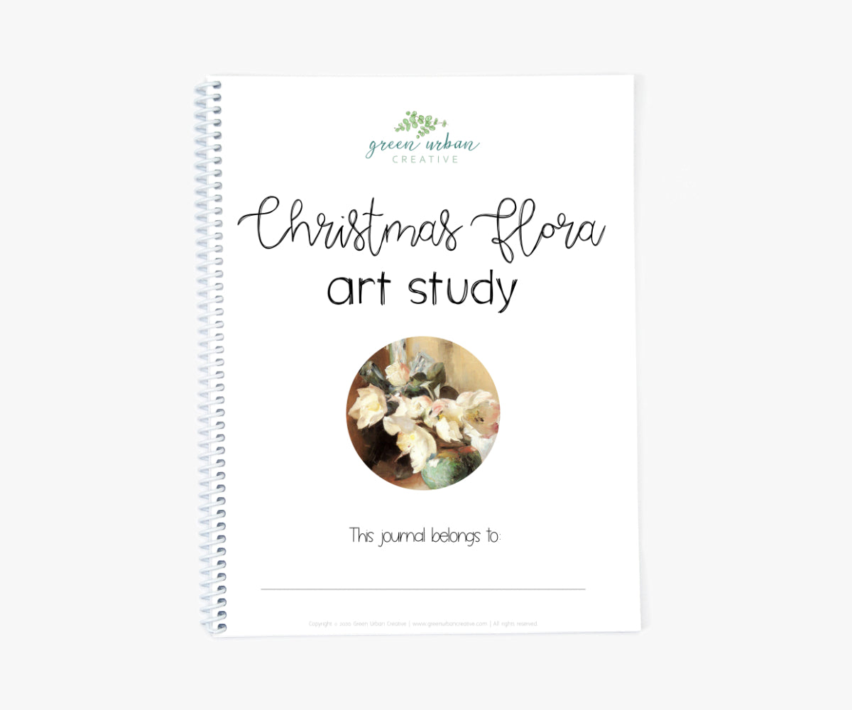 Christmas Flora Art Journal