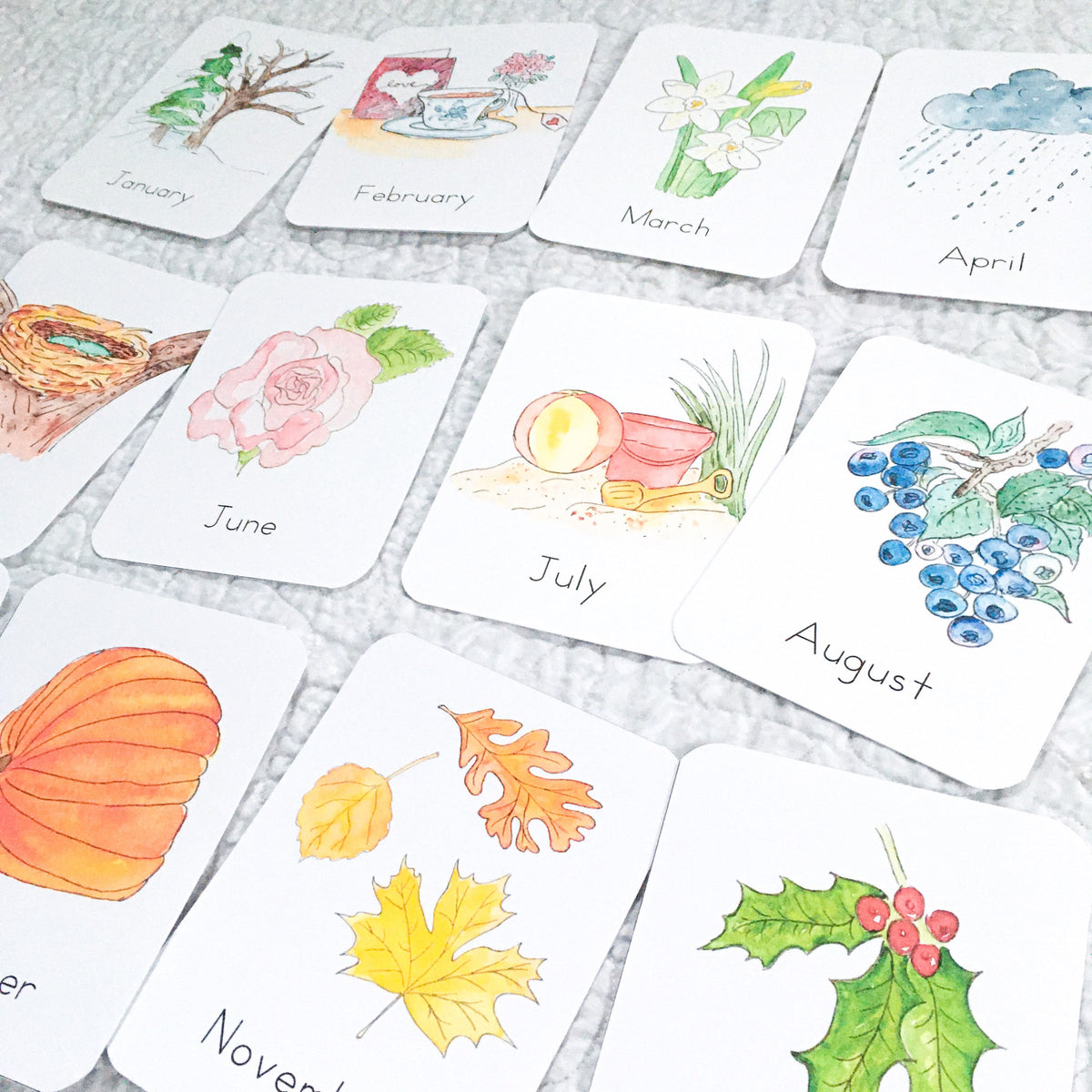 Months of the Year Flashcards | LATIN