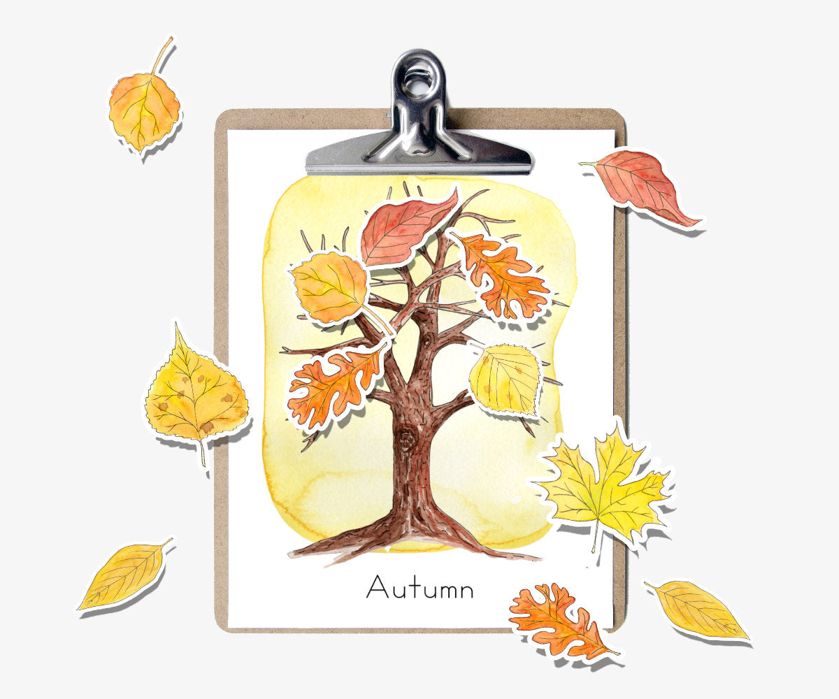 Seasons Tree Activity | Printable - Green Urban Creative Seasons Tree Activity | Printable - Green Urban Creative
