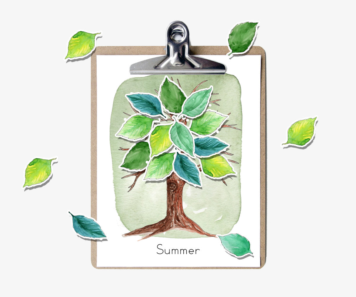 Seasons Tree Activity | Printable - Green Urban Creative Seasons Tree Activity | Printable - Green Urban Creative