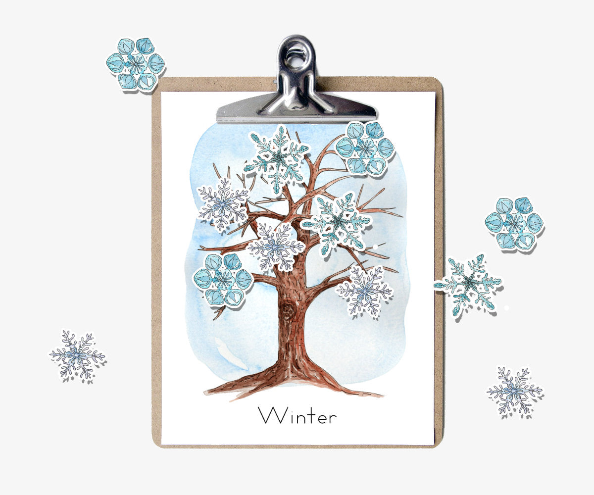 Seasons Tree Activity | Printable - Green Urban Creative