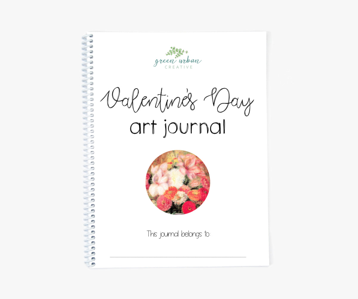 Valentine&#39;s Day Art Journal